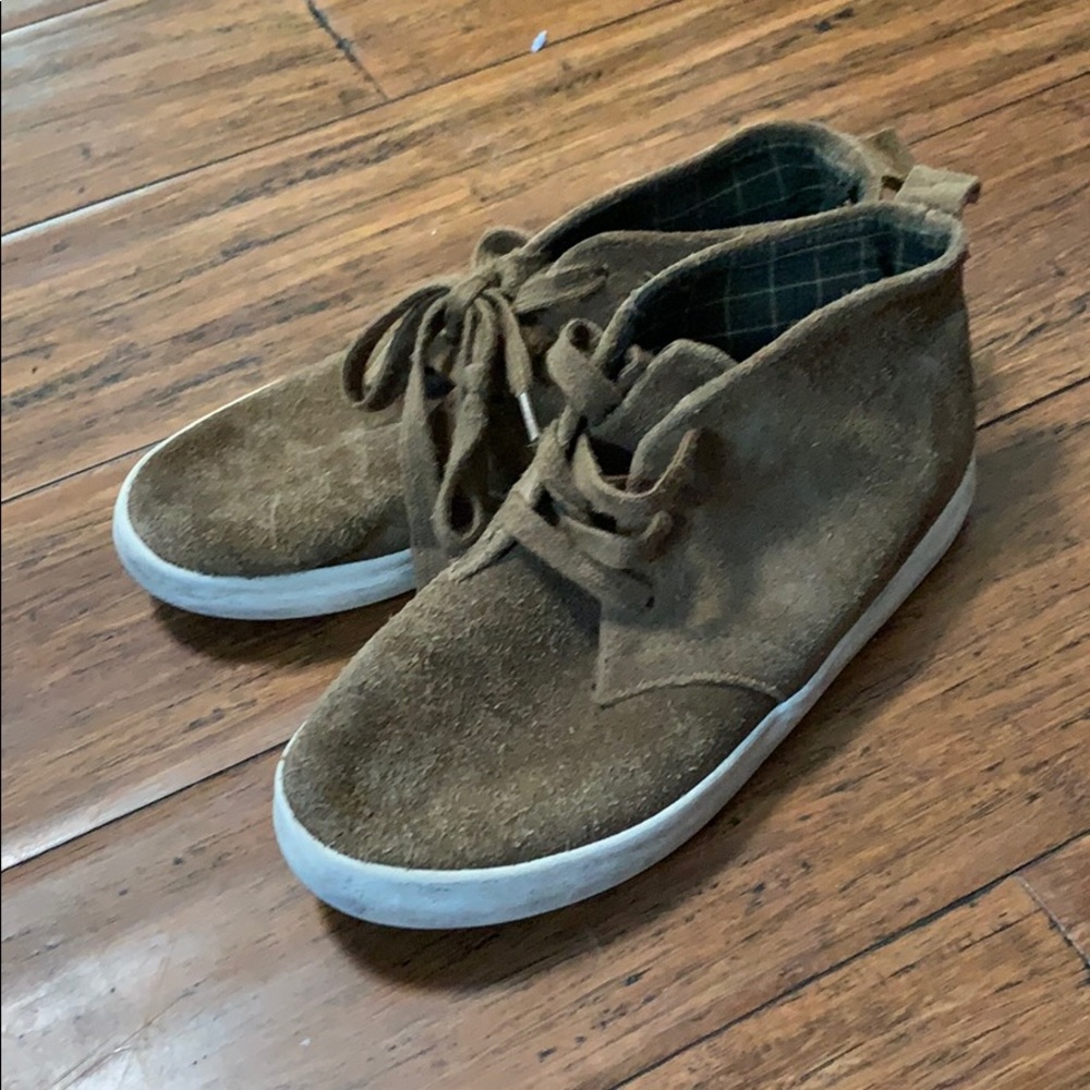 Boys Brown Suede Omega Shoes